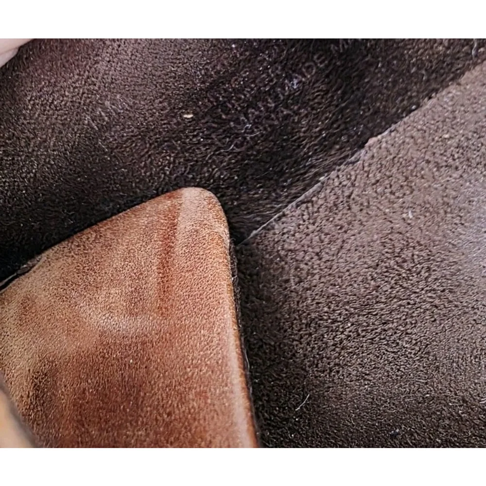 Born Marc Men's Brown Leather Lace Up Oxfords Size 11M - Picture 6 of 7